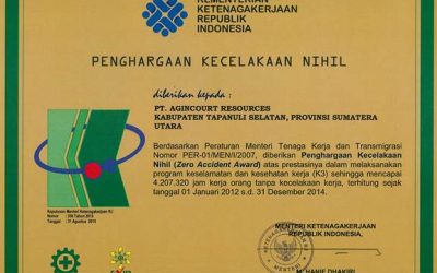 Zero Accident Award 2014