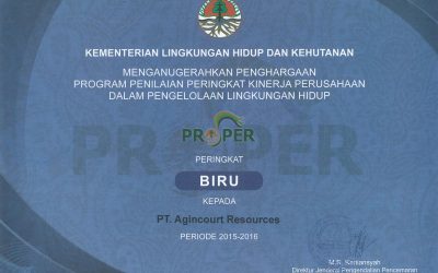 Blue PROPER Award 2016
