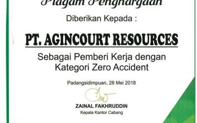 Zero Accident Award 2018 – Manpower Security Agency