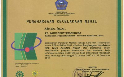 Zero Accident Award 2012