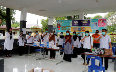 Martabe Gold Mine Supports South Tapanuli Regency Government to Hold Free Rapid Tests 