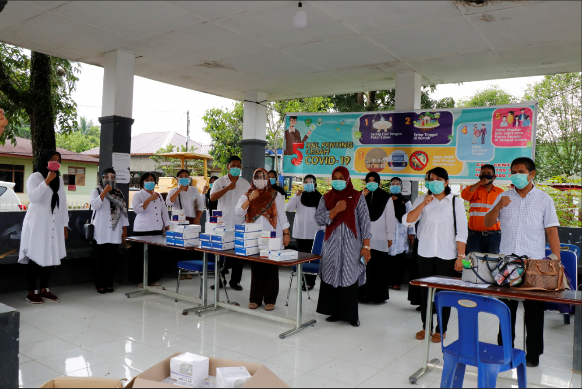 Tambang Emas Martabe Mendukung Pemerintah Kabupaten Tapanuli Selatan Gelar Rapid Test GratisMartabe Gold Mine Supports South Tapanuli Regency Government to Hold Free Rapid Tests 