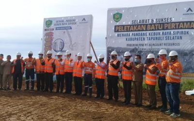 Dukung Pembangunan Kebun Raya Sipirok, Tambang Emas Martabe Sumbang Menara Pandang