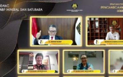 Subroto Award Bidang PNPB (Penerimaan Negara Bukan Pajak) Mineral dan Batubara kategori Wajib Bayar dengan tingkat kepatuhan pembayaran tertinggi di sub-kategori perusahaan Pemegang Kontrak Karya (KK)