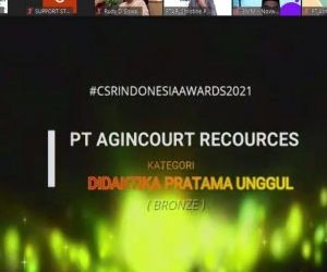 BRONZE AWARD Didakta Pratama Unggul education Martabe Prestasi scholarship program