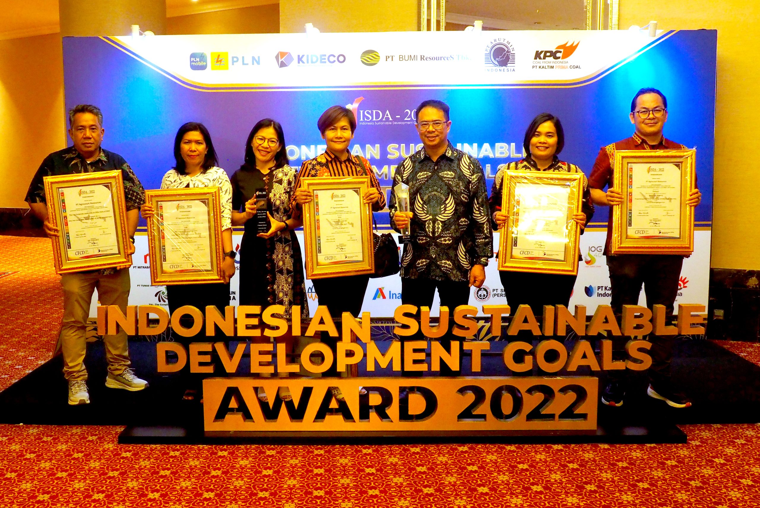 Top Corporate Leadership on SDGs dari Indonesian Sustainable Development Goals Award (ISDA) 2022 Top Corporate Leadership on SDGs dari Indonesian Sustainable Development Goals Award (ISDA) 2022