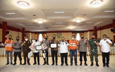 Award for Active Contribution in Handling the Covid-19 Pandemic from the Government of South Tapanuli Regency