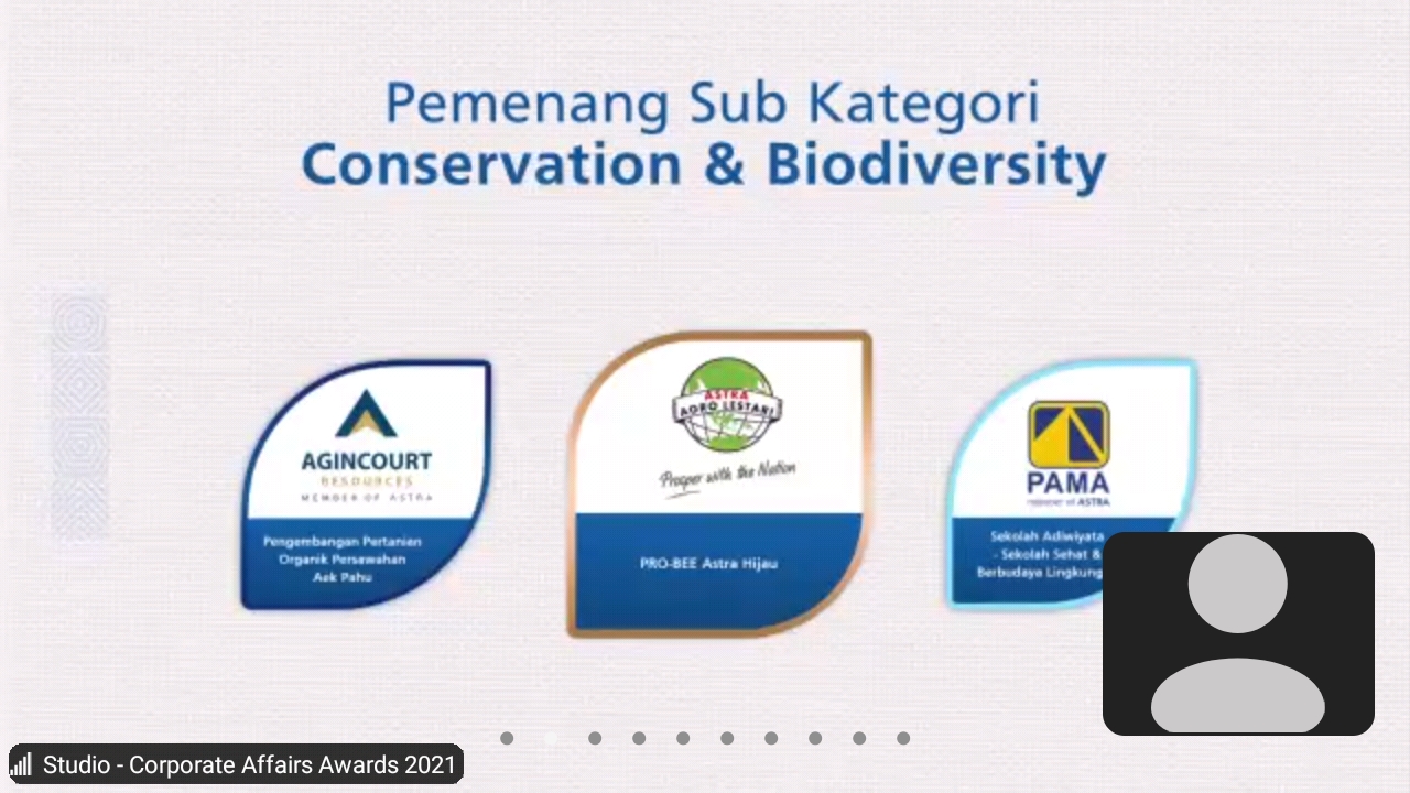 SECOND PLACE The 2021 Astra Corporate Affairs Awards