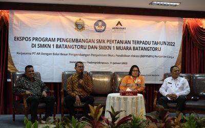 Agincourt Resources Exposed The Achievements of 2022 Integrated Agricultural Vocational School Development Program