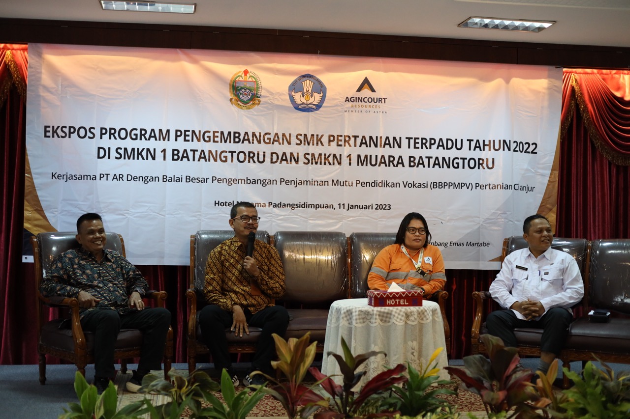 Agincourt Resources Exposed The Achievements of 2022 Integrated Agricultural Vocational School Development Program