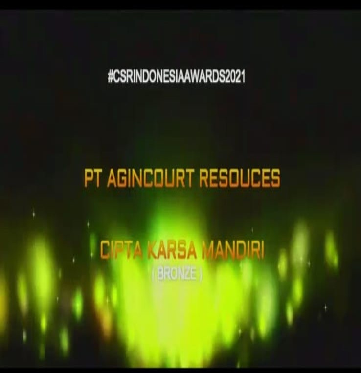 Bronze Award Cipta Karsa Mandiri (MSME Sector) for the South Tapanuli Batik Joint Business Group (KUB) Program