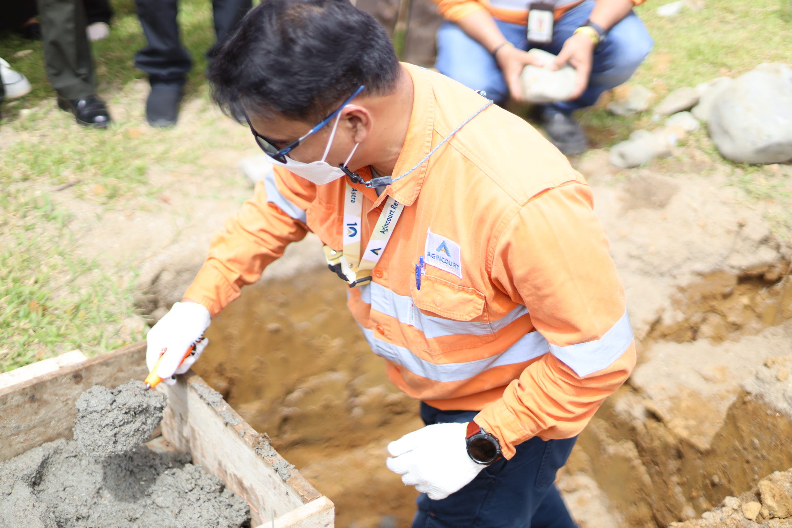 Peletakan Batu Pertama Dukungan Pembangunan Aula Serbaguna SMAN 1 Batangtoru