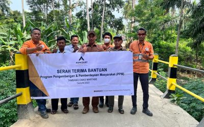 Agincourt Resources Handed Over Assistance for the Renovation of Three Bridges 