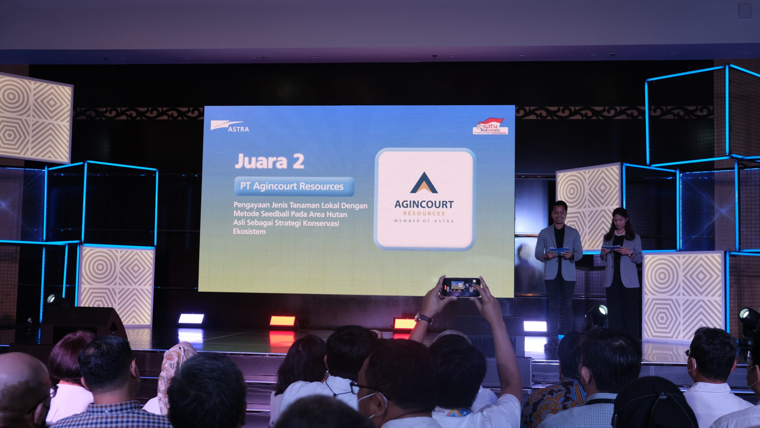 DSCF1643 Astra Corporate Affairs Awards (CAA) 2022 Kategori Astra Friendly Company Juara 2 sub-kategori Conservation & Biodiversity untuk Pengayaan Jenis Tanaman Lokal dengan Metode Seedball pada Area Hutan Asli sebagai Strategi Konservasi Ekosistem