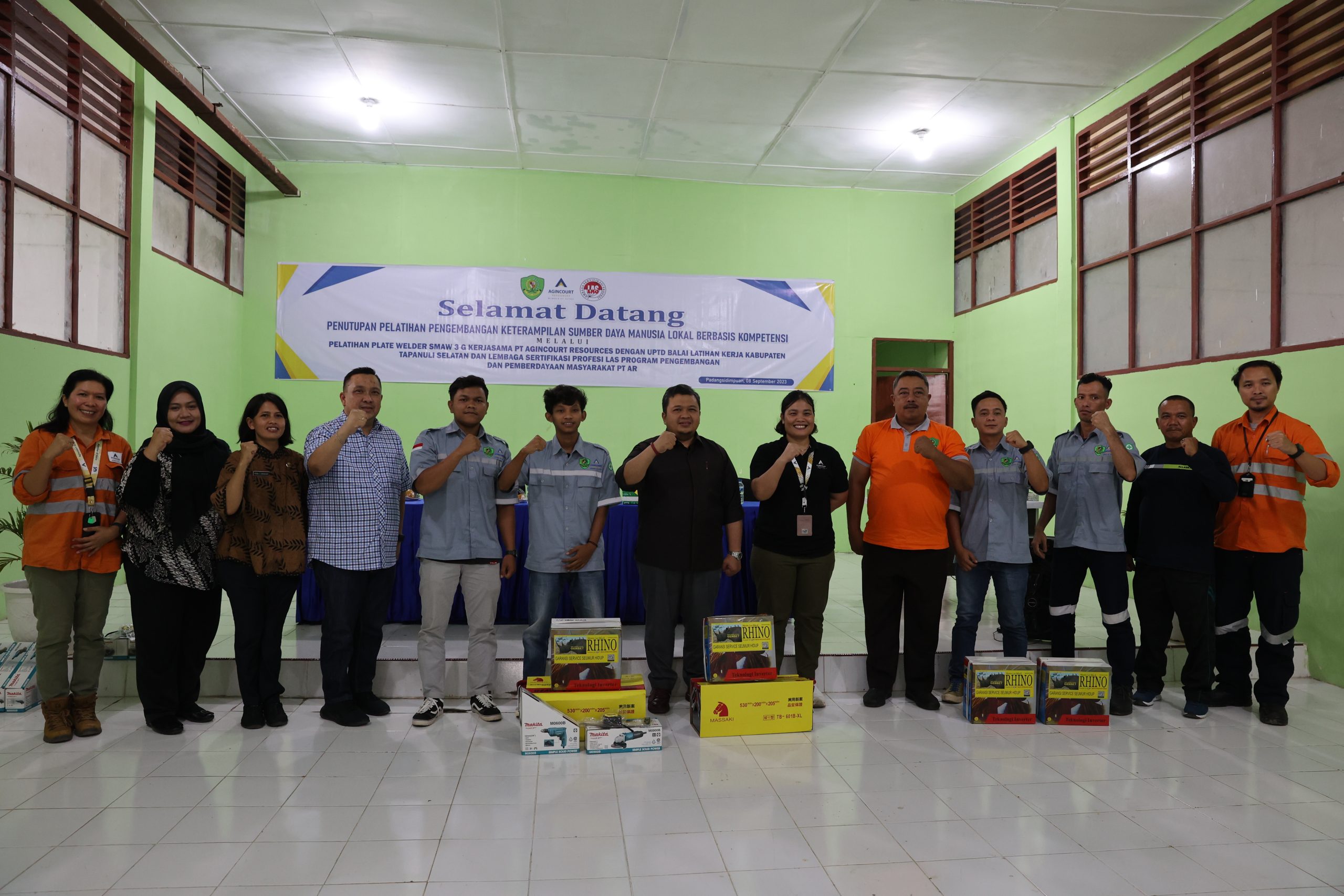 20 Welders from Batangtoru and Muara Batangtoru Sub-Districts Achieved Level 3G Professional Certification