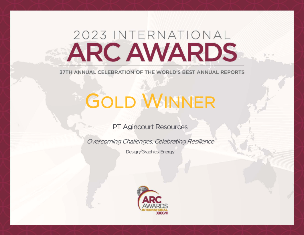 Gold Award The 2023 ARC Awards Category Design/Graphics