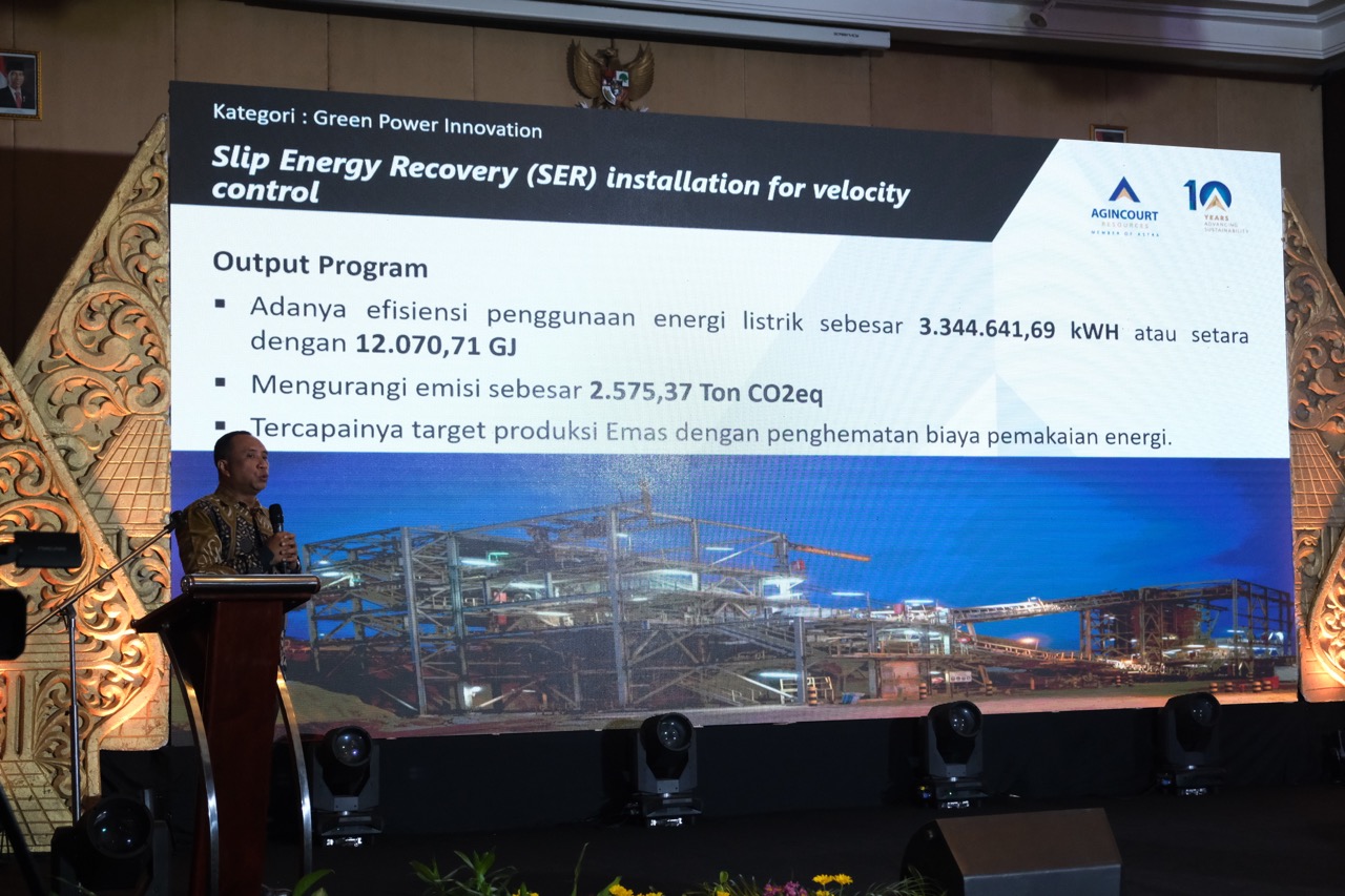 Gold Award for Power Innovation at Eco-tech Pioneer Sustainability Awards (EPSA) 2023 - Slip Energy Recovery (SER Installation for Velocity Control