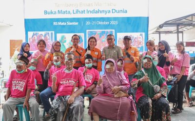 Targeting 1,300 Cataract-Free Eyes, PT Agincourt Resources Heals 226 Eyes in Pematang Siantar