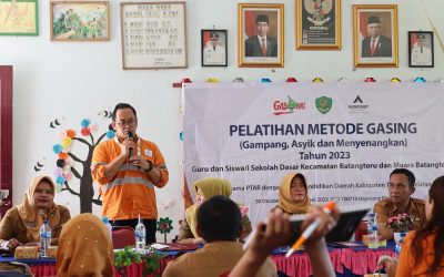 Teachers and Elementary School Students in Batangtoru and Muara Batangtoru Trained in GASING Method