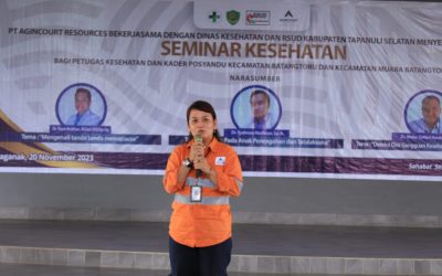 Seminar for Health Cadres in Batangtoru and Muara Batangtoru to Enhance Competence 