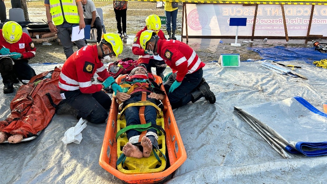 2nd Runner-up in the RoadAccident Rescue competition