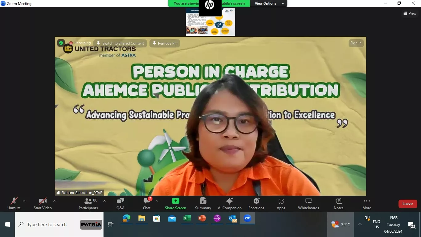 Agincourt Resources Shared UMKM Development Best Practices at AHEMCE Public Contribution PIC 