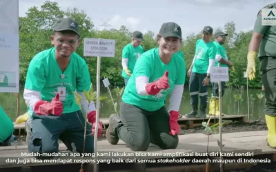 Dari Hati untuk Bumi: Aksi Tanam Mangrove PT Agincourt Resources 2023