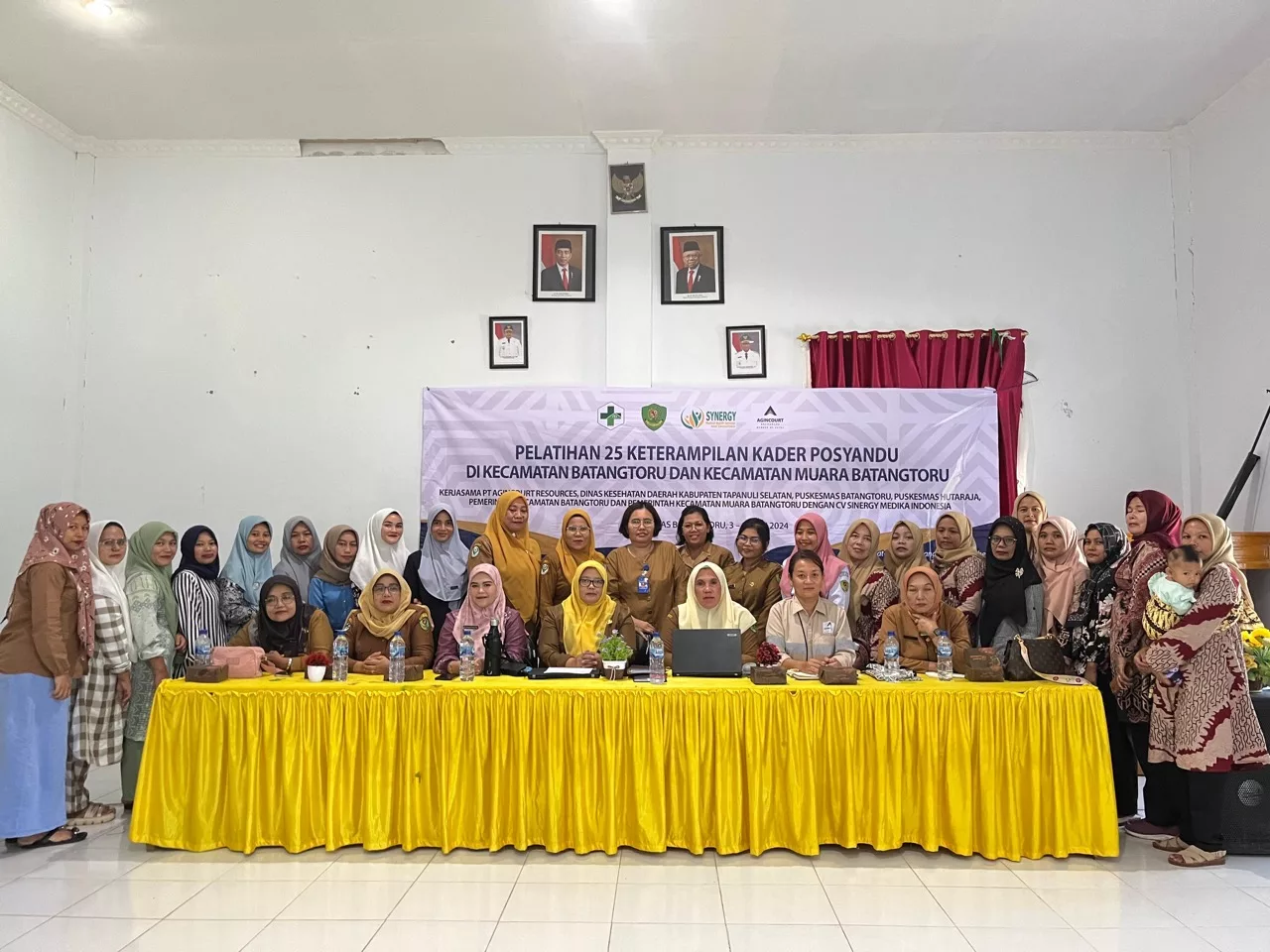 Batangtoru and Muara Batangtoru Posyandu Cadres Received 25 Skills Training