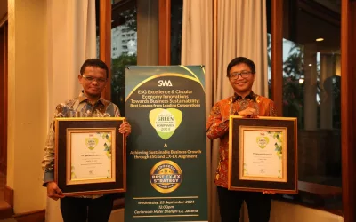 Indonesia Green and Sustainable Companies 2024 Agincourt Resources’ Commitment to Sustainability Earned Two Prestigious Awards