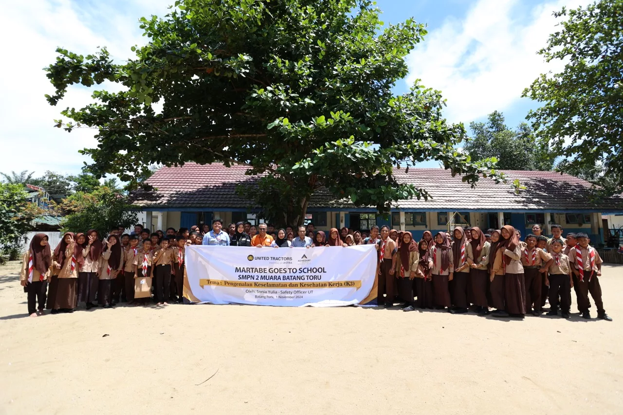 Agincourt Resources Launches "Safety is Cool" Initiative, Equipping SMP Negeri 2 Muara Batang Toru Students with Essential Safety Skills 