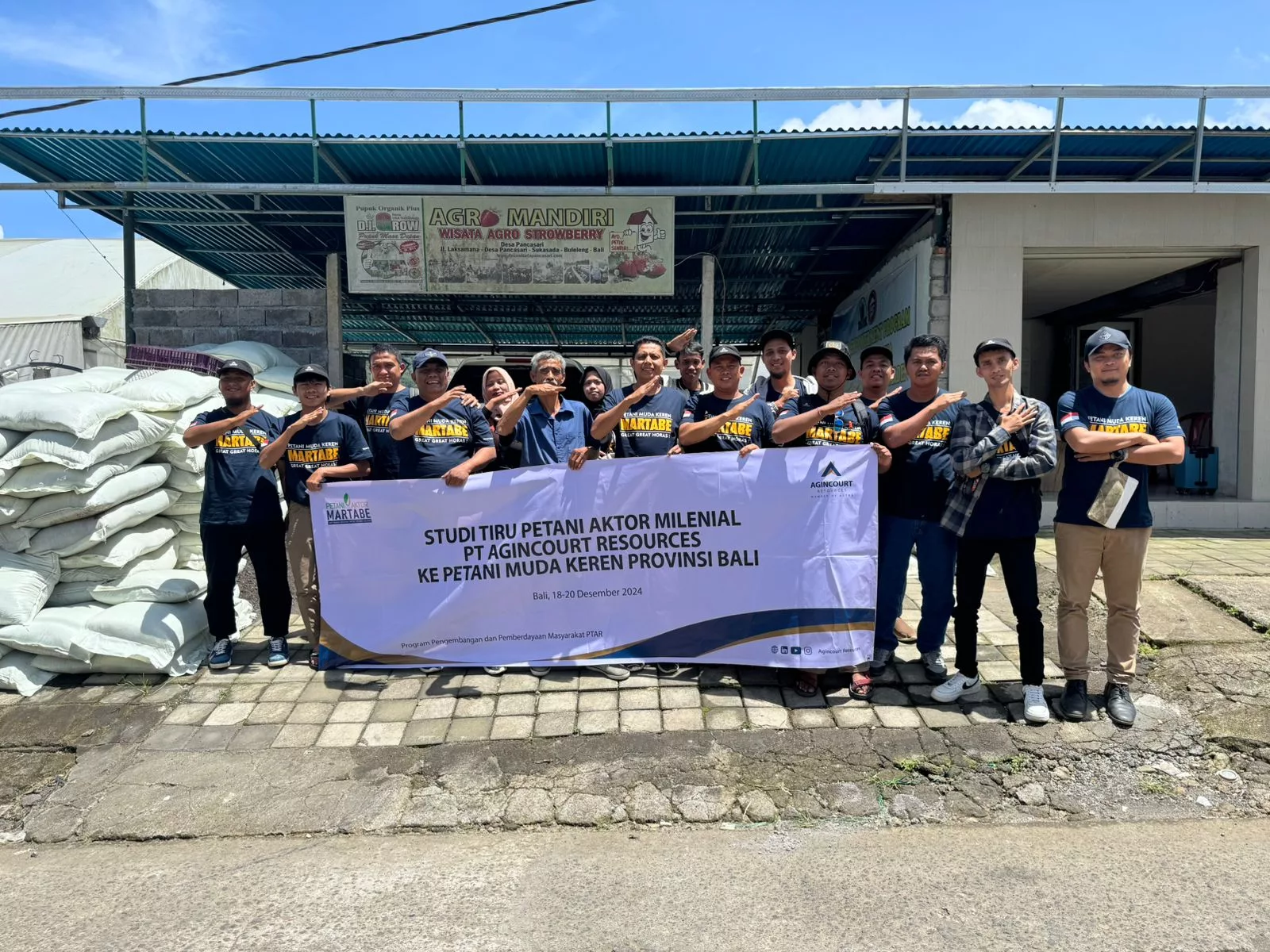 South Tapanuli’s Millennial Farmer Actors Learnt Smart Farming in Bali 