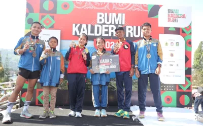 Agincourt Resources Athletes Shined at Bumi Kaldera Run 2024 