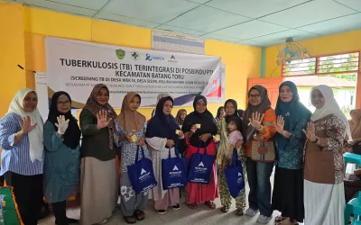 Agincourt Resources Promotes Early Tuberculosis Detection in 16 Villages Across South Tapanuli Regency 