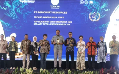 TOP CSR Awards 2025 Agincourt Resources Achieved Highest Recognition in Sustainable CSR Practices