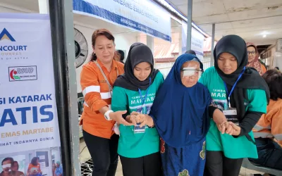 Light Returns to 657 Eyes through Martabe Gold Mine’s Free Cataract Surgery