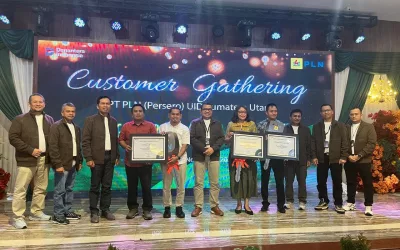 Agincourt Resources Recognised as Top Customer with Highest Energy Usage at PLN UID North Sumatra Customer Gathering